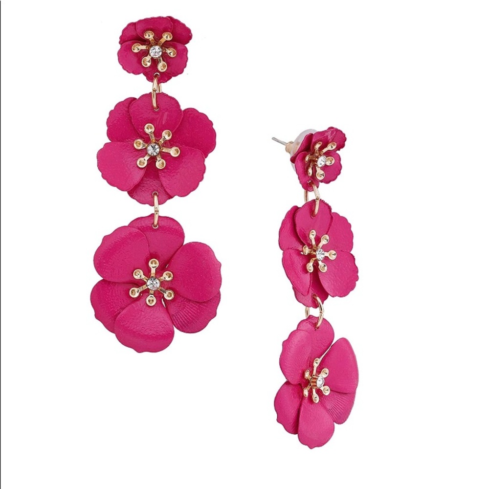 Flower Dangle Earrings